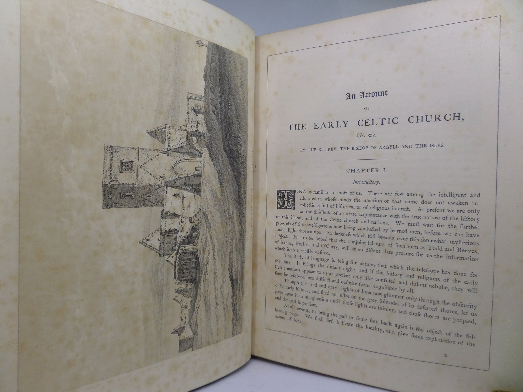 THE CATHEDRAL, OR ABBEY CHURCH OF IONA BY MESSRS BUCKLERS & THE BISHOP OF ARGYLL 1866 FIRST EDITION
