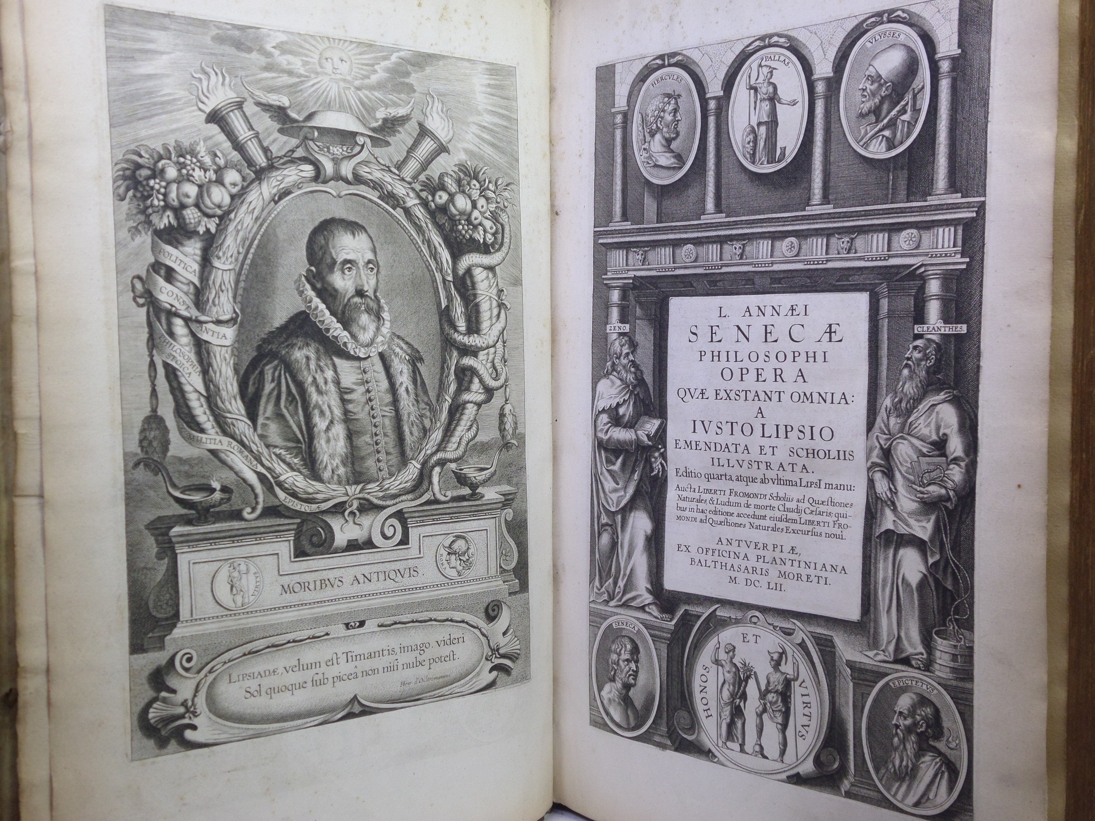 THE WORKS OF SENECA 1652 L. ANNAEI SENECAE PHILOSOPHI OPERA QUAE EXTANT OMNIA...