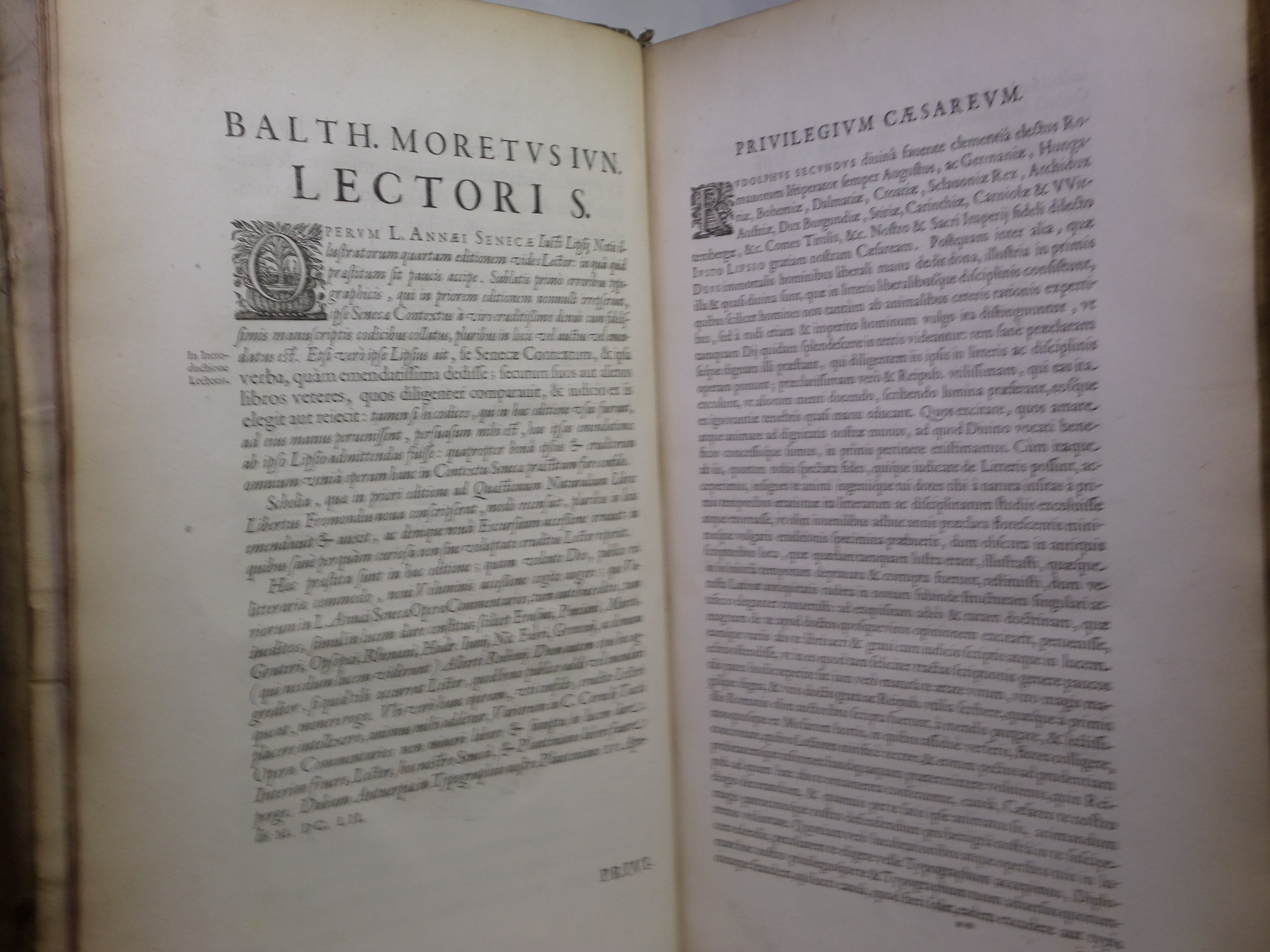 THE WORKS OF SENECA 1652 L. ANNAEI SENECAE PHILOSOPHI OPERA QUAE EXTANT OMNIA...