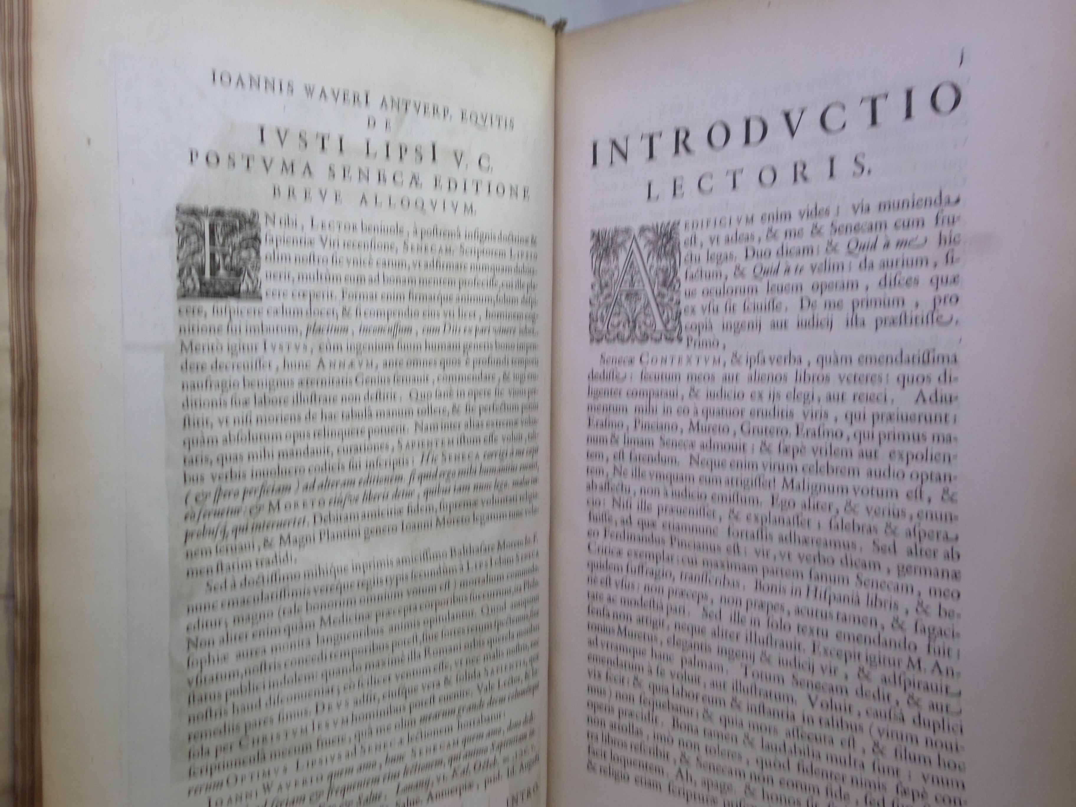 THE WORKS OF SENECA 1652 L. ANNAEI SENECAE PHILOSOPHI OPERA QUAE EXTANT OMNIA...