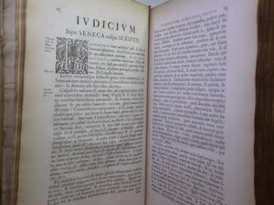 THE WORKS OF SENECA 1652 L. ANNAEI SENECAE PHILOSOPHI OPERA QUAE EXTANT OMNIA...