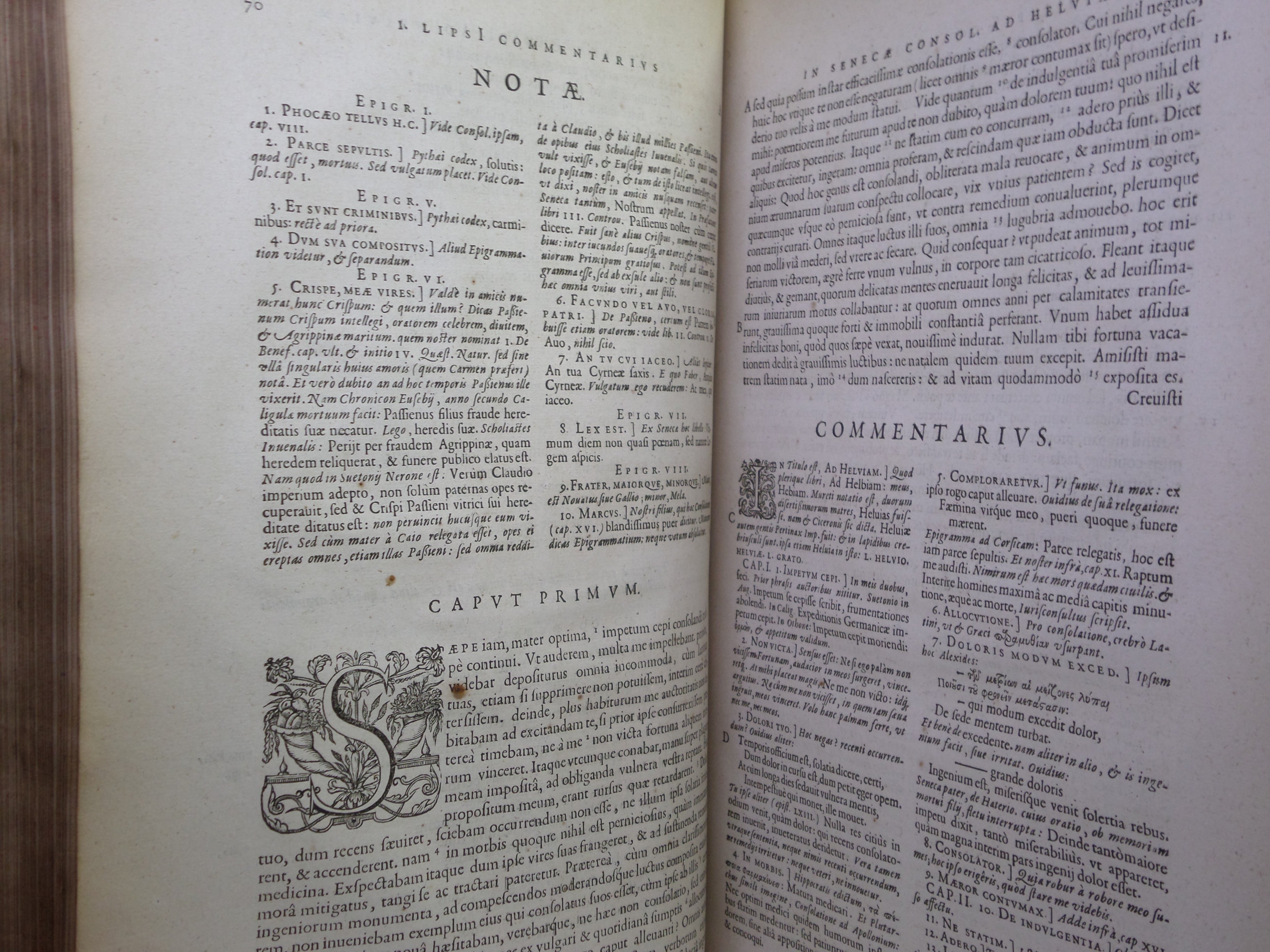 THE WORKS OF SENECA 1652 L. ANNAEI SENECAE PHILOSOPHI OPERA QUAE EXTANT OMNIA...