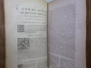 THE WORKS OF SENECA 1652 L. ANNAEI SENECAE PHILOSOPHI OPERA QUAE EXTANT OMNIA...