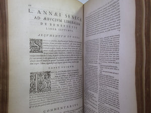 THE WORKS OF SENECA 1652 L. ANNAEI SENECAE PHILOSOPHI OPERA QUAE EXTANT OMNIA...