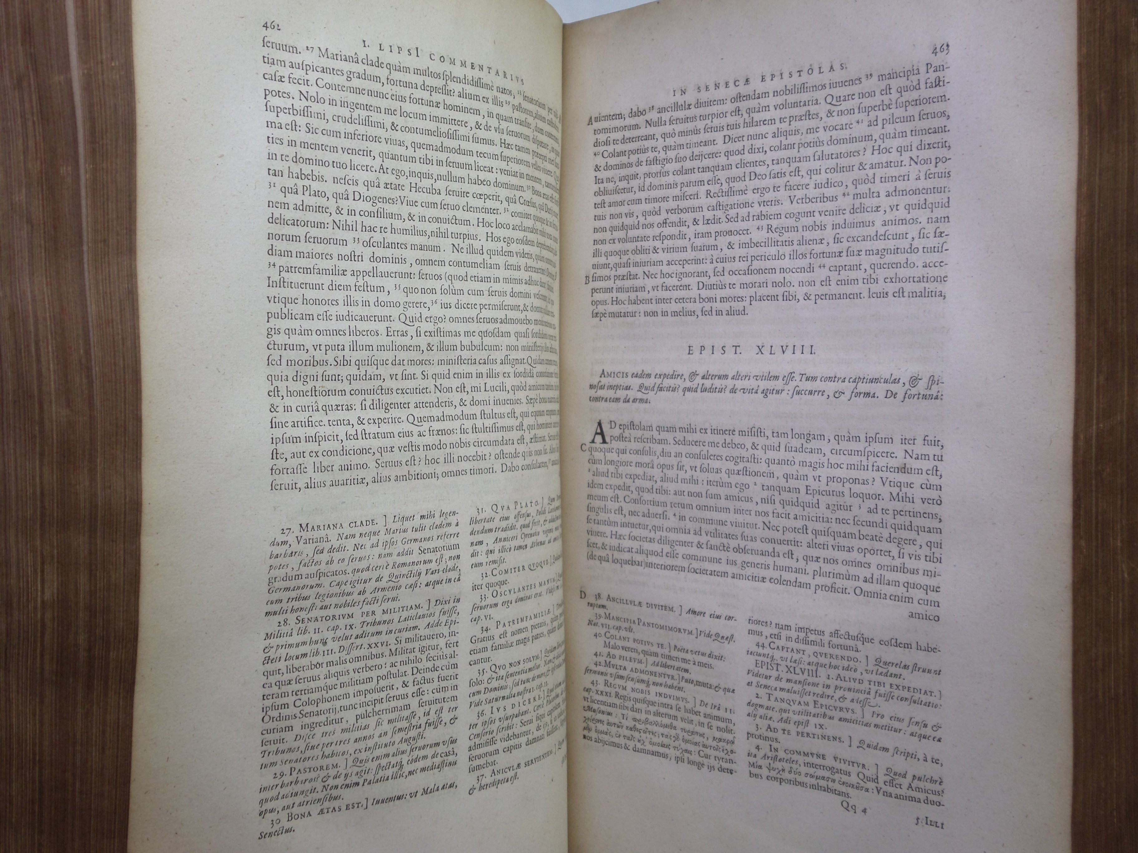 THE WORKS OF SENECA 1652 L. ANNAEI SENECAE PHILOSOPHI OPERA QUAE EXTANT OMNIA...