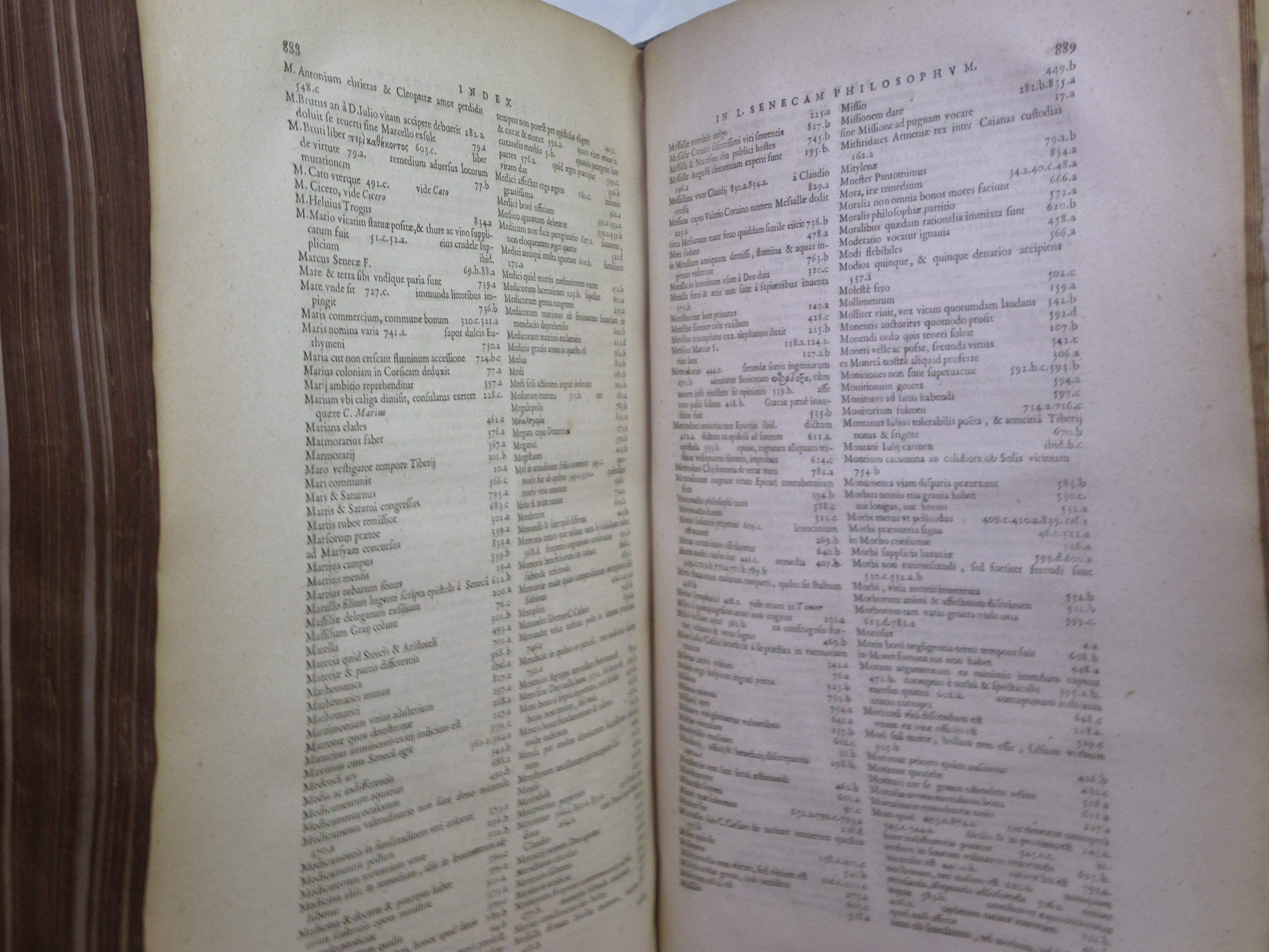 THE WORKS OF SENECA 1652 L. ANNAEI SENECAE PHILOSOPHI OPERA QUAE EXTANT OMNIA...