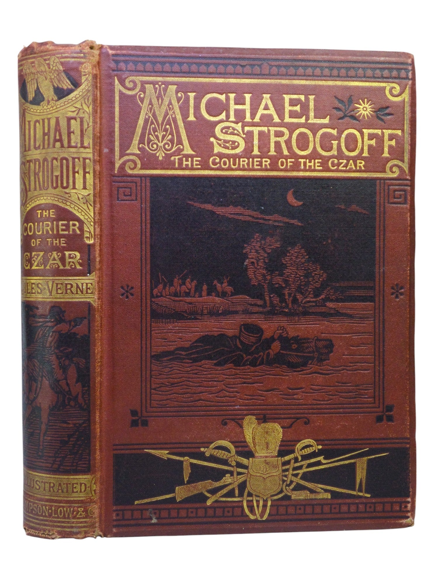 MICHAEL STROGOFF, THE COURIER OF THE CZAR BY JULES VERNE 1877 FIRST EDITION
