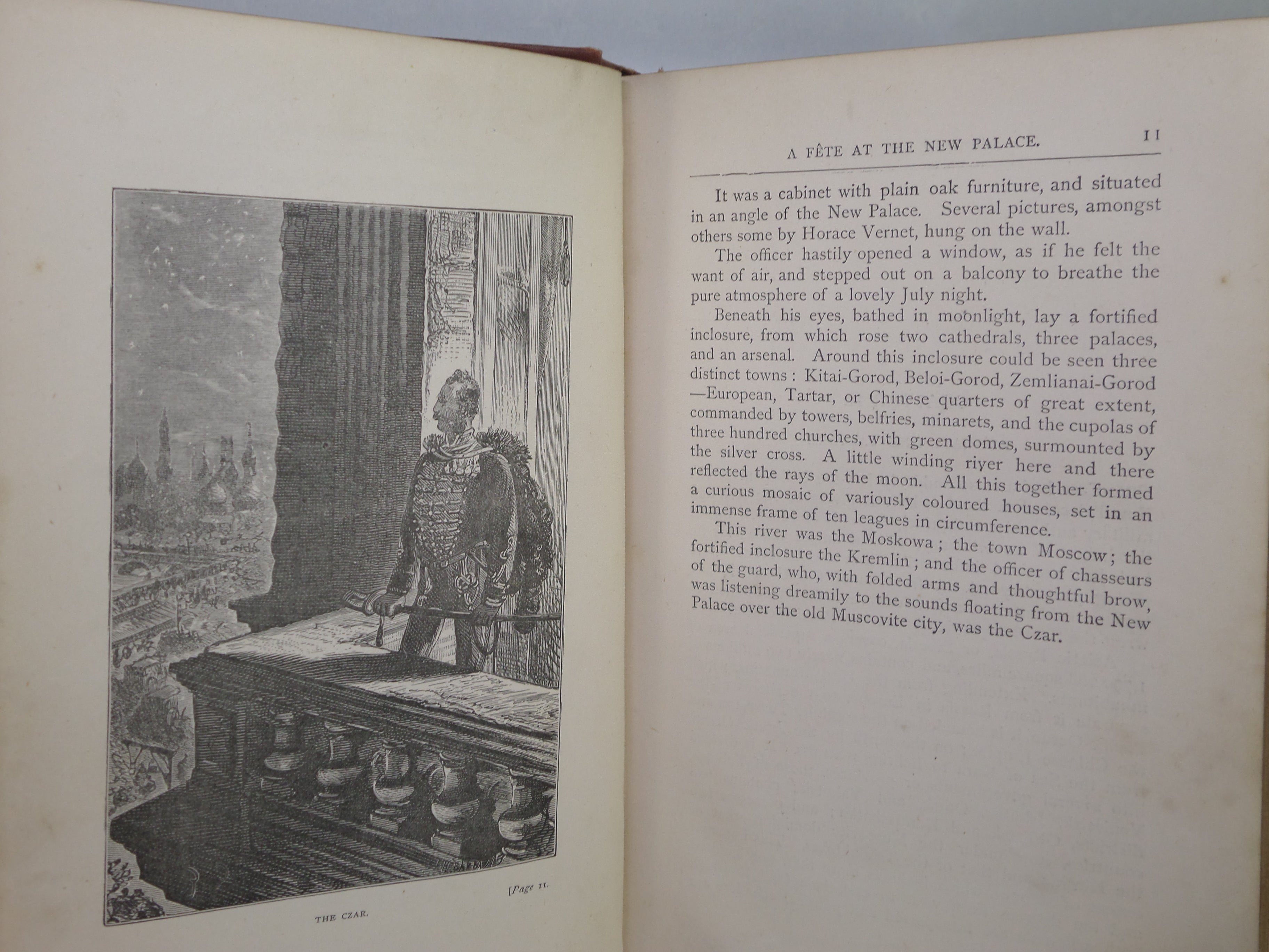 MICHAEL STROGOFF, THE COURIER OF THE CZAR BY JULES VERNE 1877 FIRST EDITION
