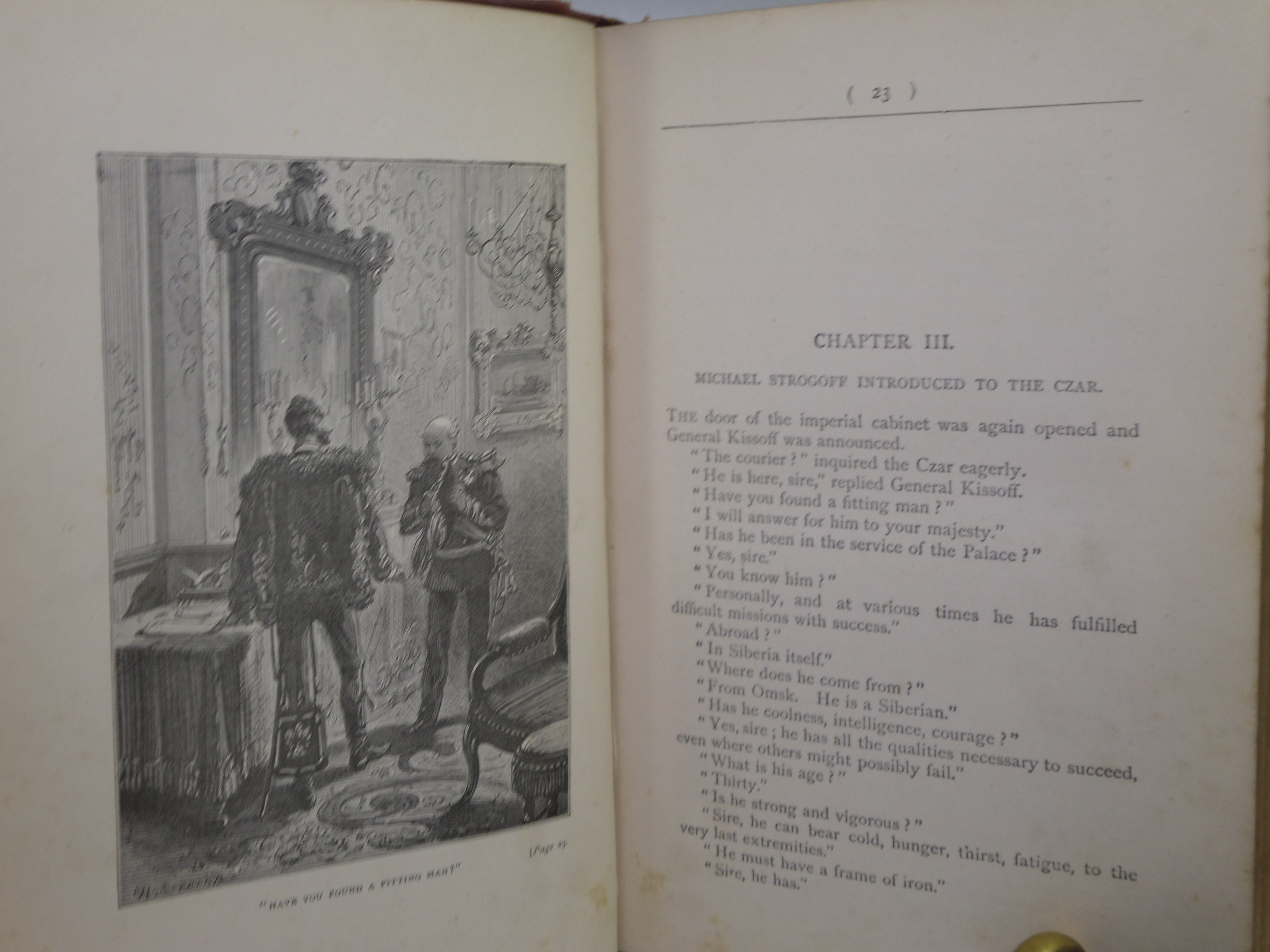 MICHAEL STROGOFF, THE COURIER OF THE CZAR BY JULES VERNE 1877 FIRST EDITION