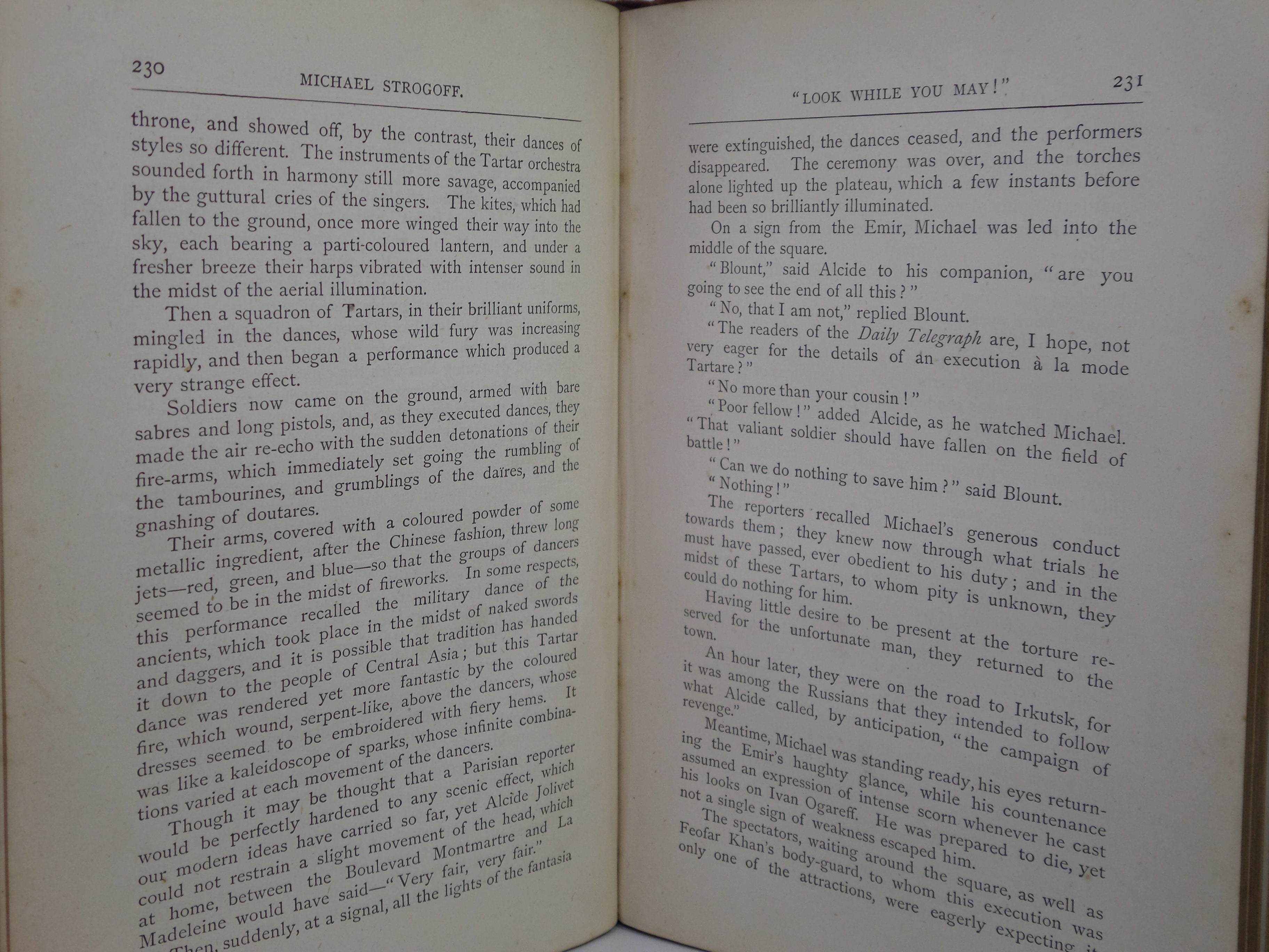MICHAEL STROGOFF, THE COURIER OF THE CZAR BY JULES VERNE 1877 FIRST EDITION
