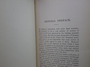 THE NOVELS AND TALES OF BENJAMIN DISRAELI 1871-81 LEATHER BOUND IN 11 VOLUMES