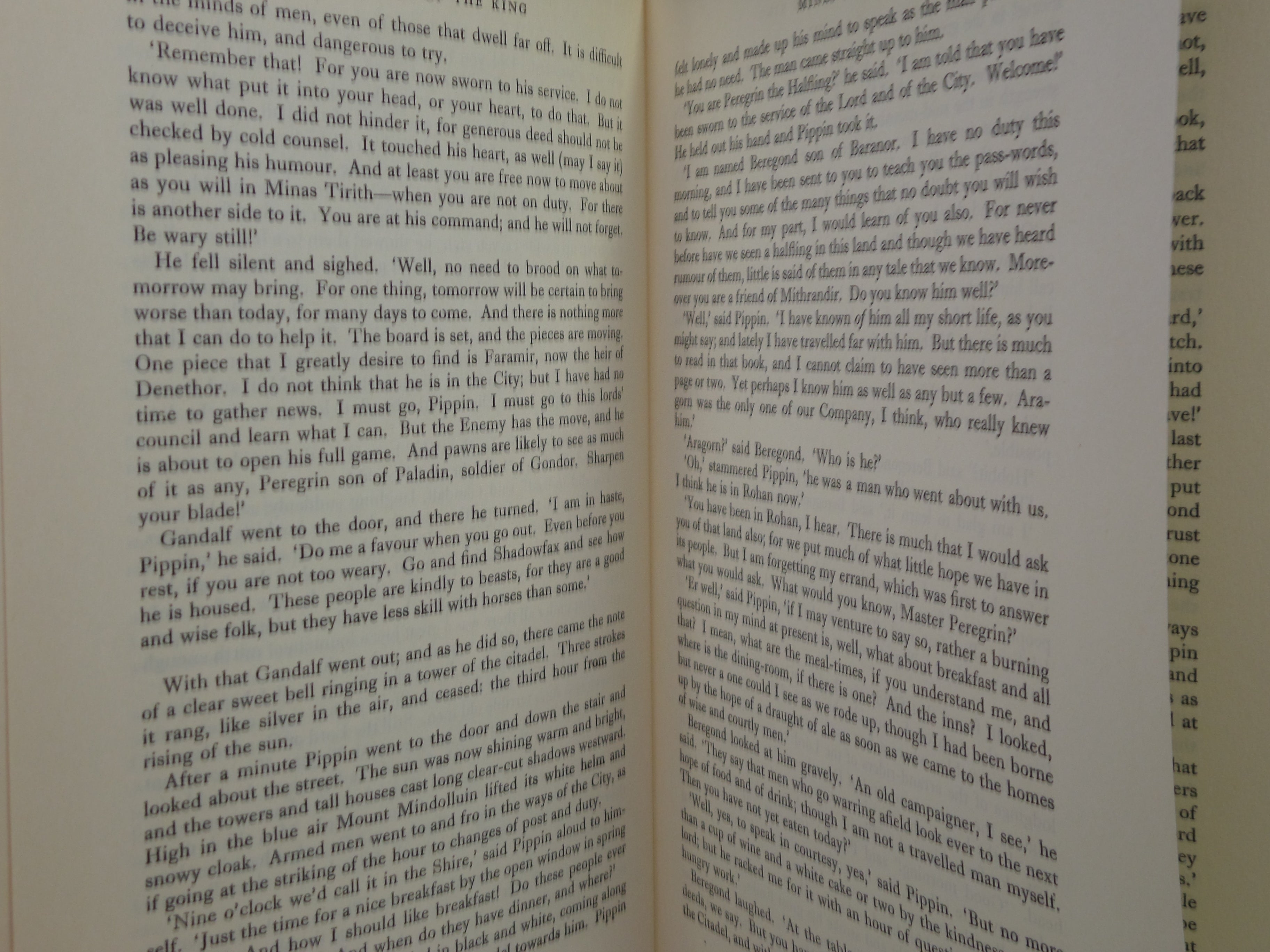 THE RETURN OF THE KING BY J.R.R. TOLKIEN 1963 FIRST EDITION, TENTH IMPRESSION
