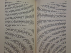 THE RETURN OF THE KING BY J.R.R. TOLKIEN 1963 FIRST EDITION, TENTH IMPRESSION