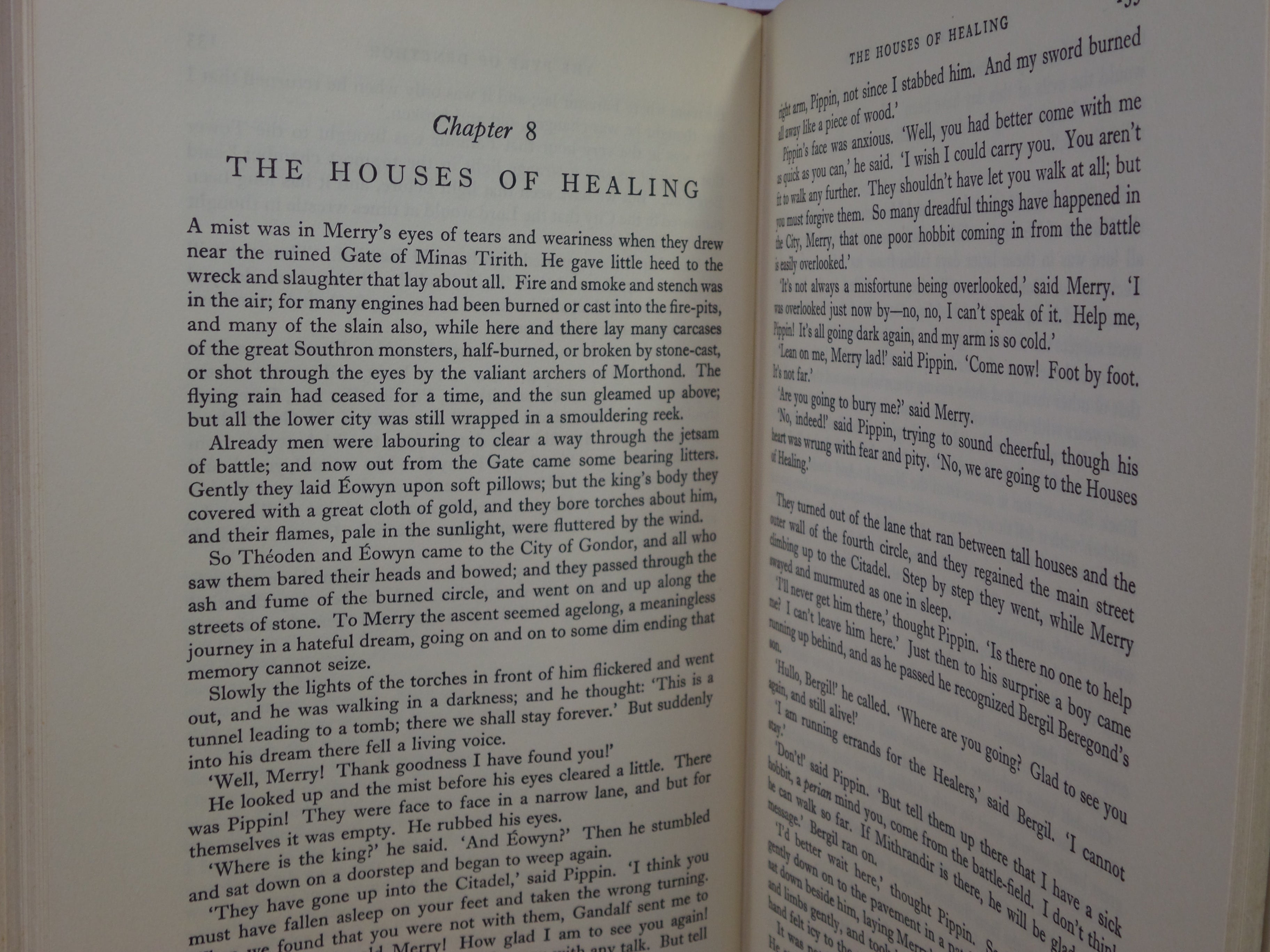 THE RETURN OF THE KING BY J.R.R. TOLKIEN 1963 FIRST EDITION, TENTH IMPRESSION