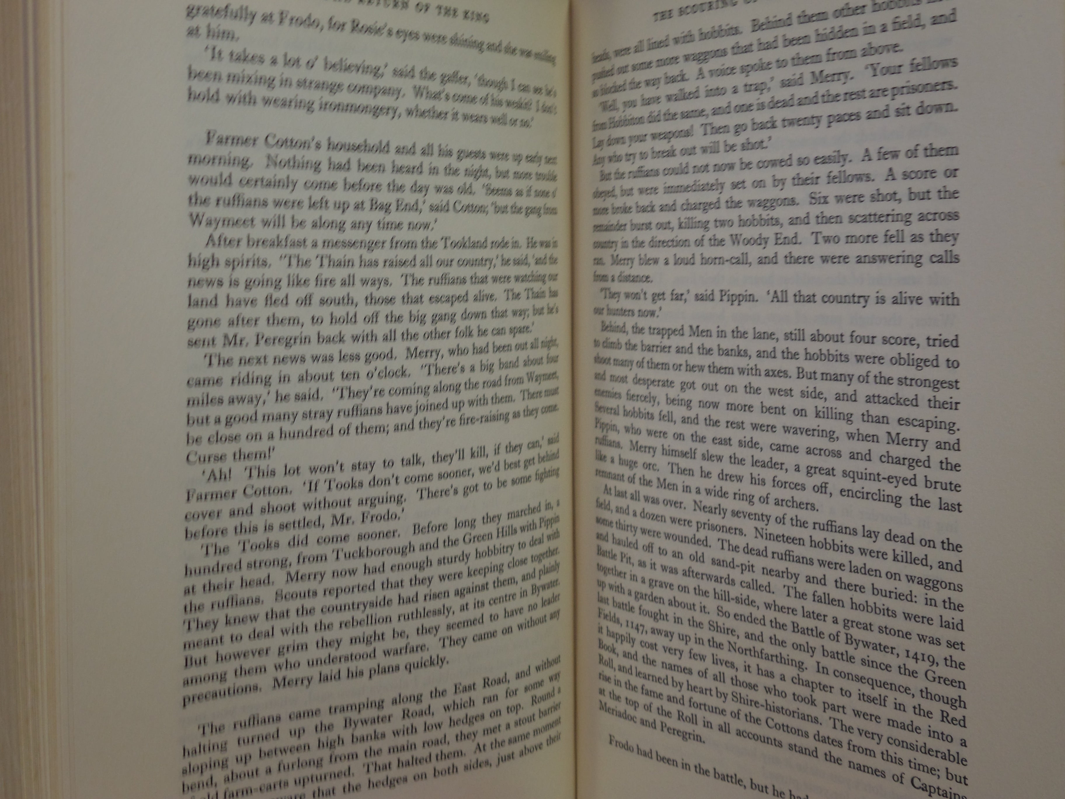 THE RETURN OF THE KING BY J.R.R. TOLKIEN 1963 FIRST EDITION, TENTH IMPRESSION