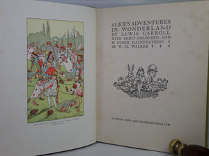 ALICE'S ADVENTURES IN WONDERLAND BY LEWIS CARROLL CA. 1935