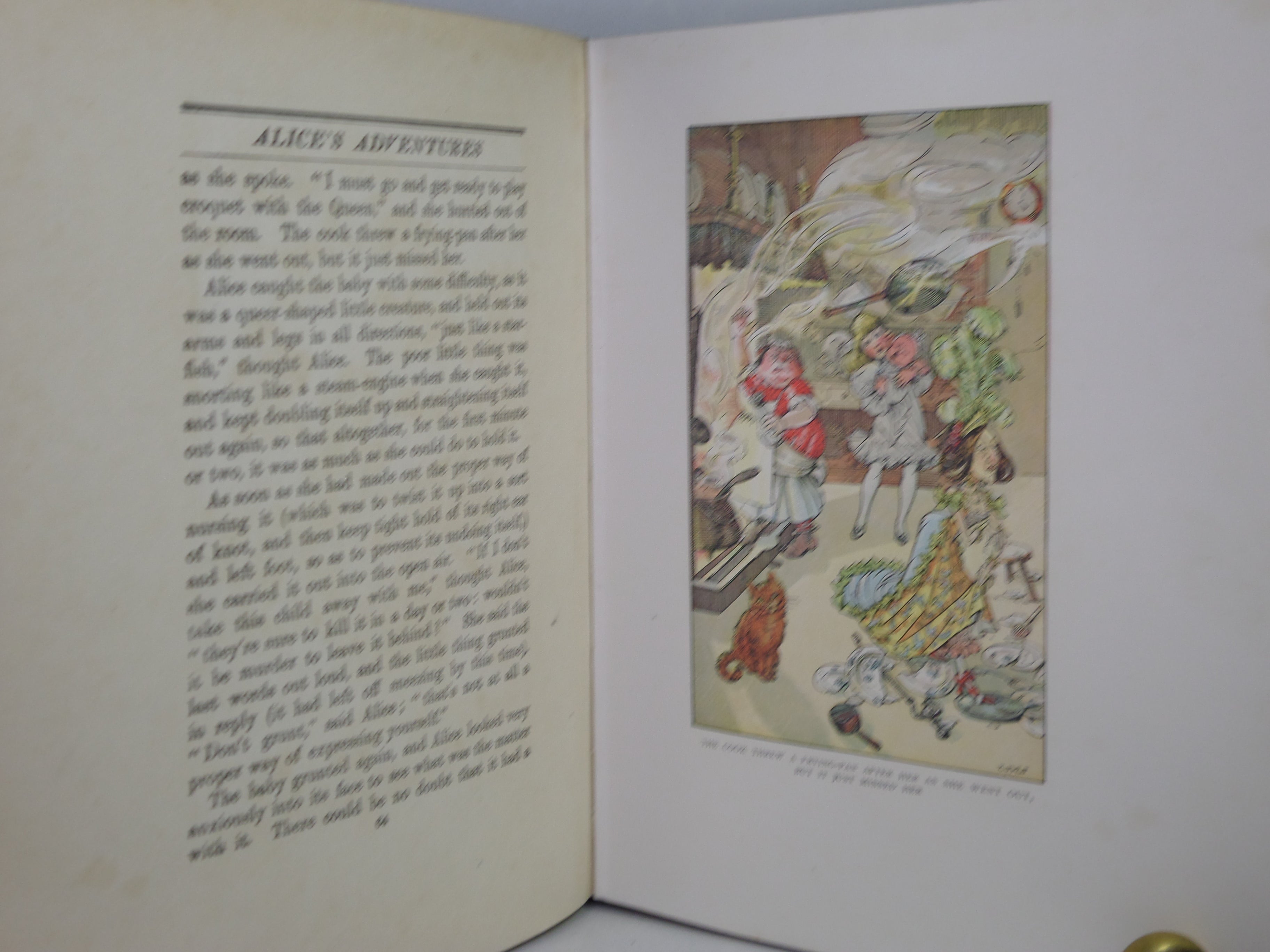 ALICE'S ADVENTURES IN WONDERLAND BY LEWIS CARROLL CA. 1935