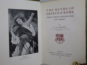 THE MYTHS OF GREECE & ROME BY H. A. GUERBER 1909