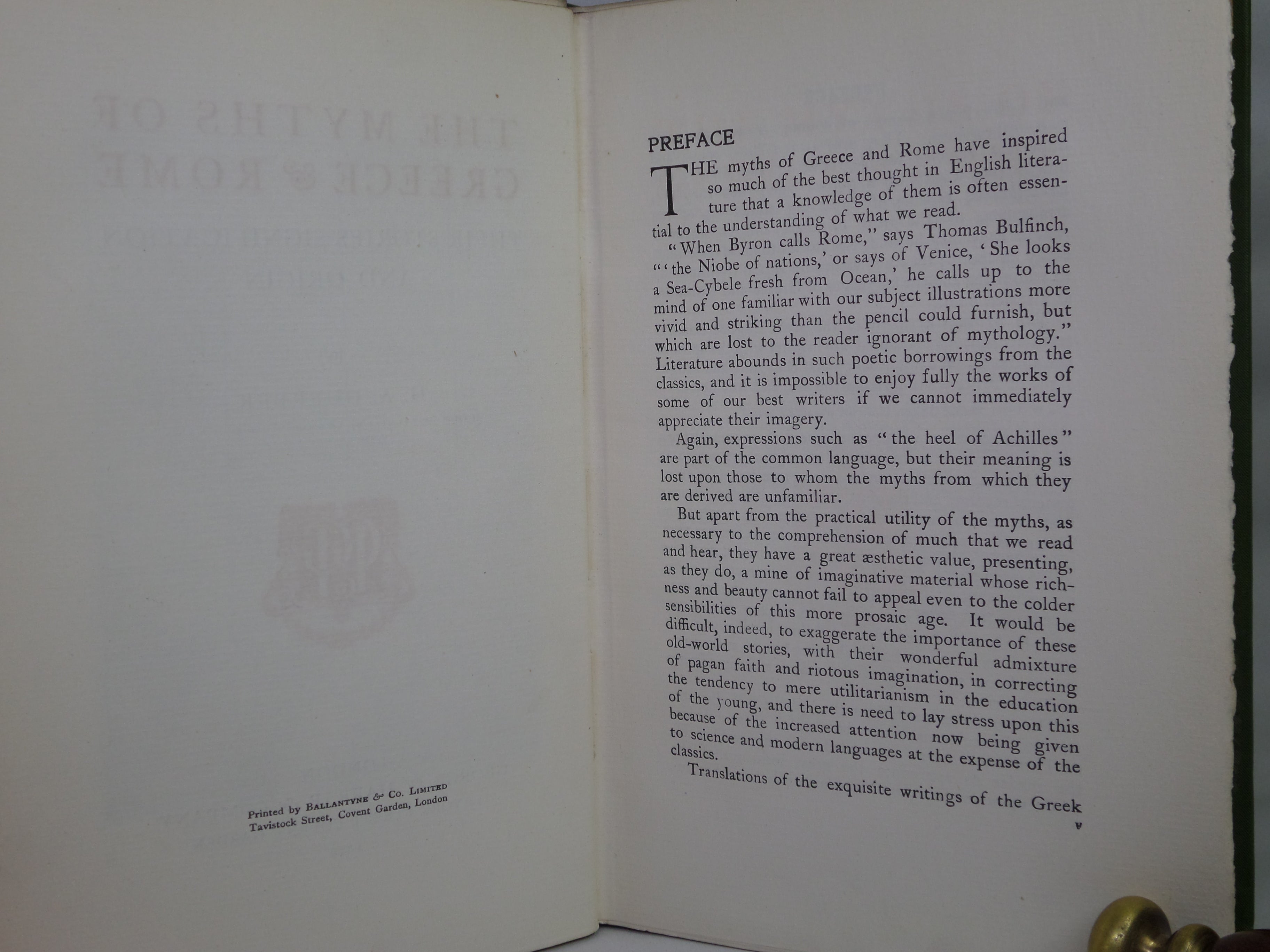 THE MYTHS OF GREECE & ROME BY H. A. GUERBER 1909