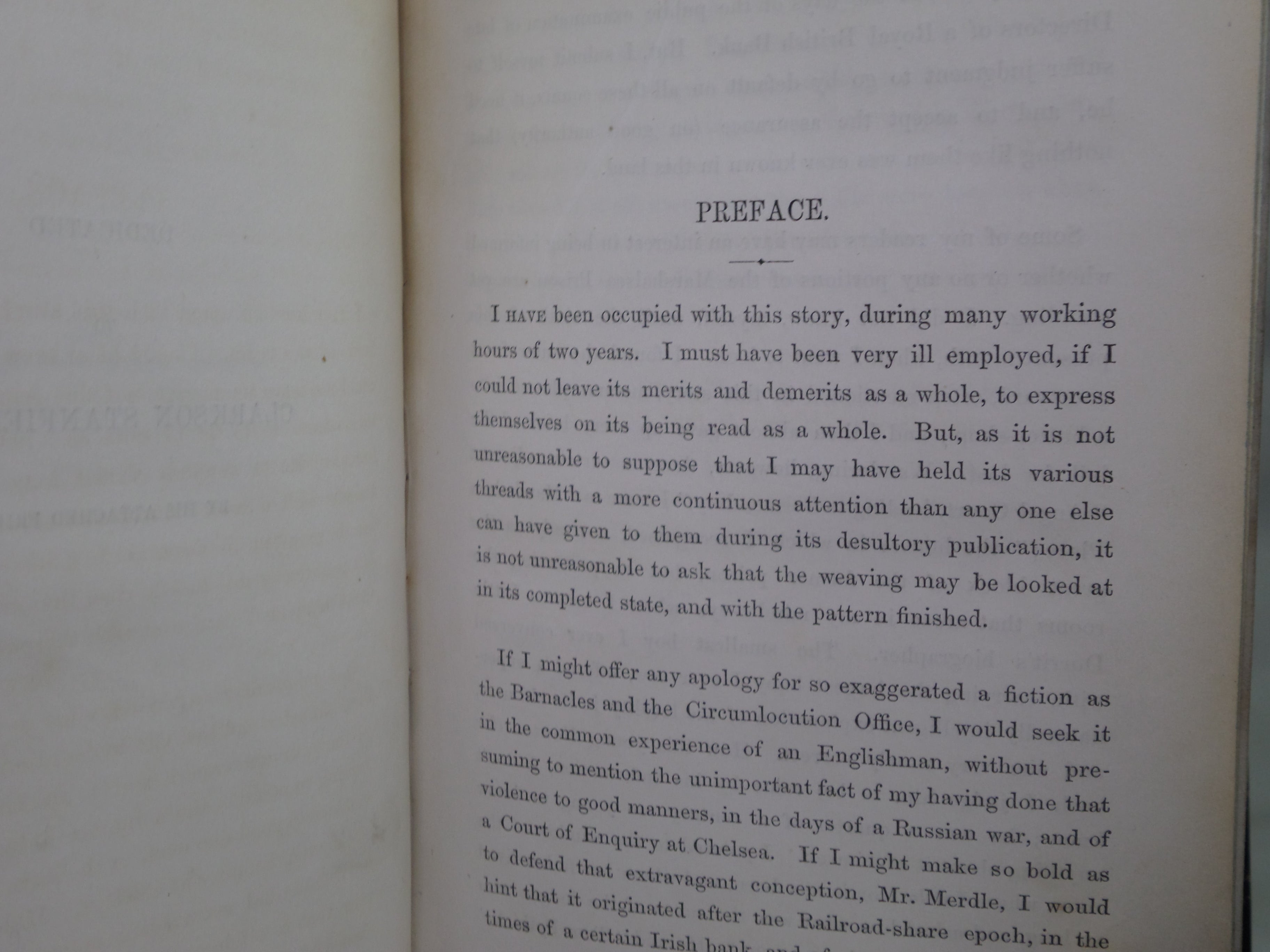 LITTLE DORRIT BY CHARLES DICKENS 1857 FIRST EDITION