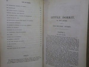 LITTLE DORRIT BY CHARLES DICKENS 1857 FIRST EDITION