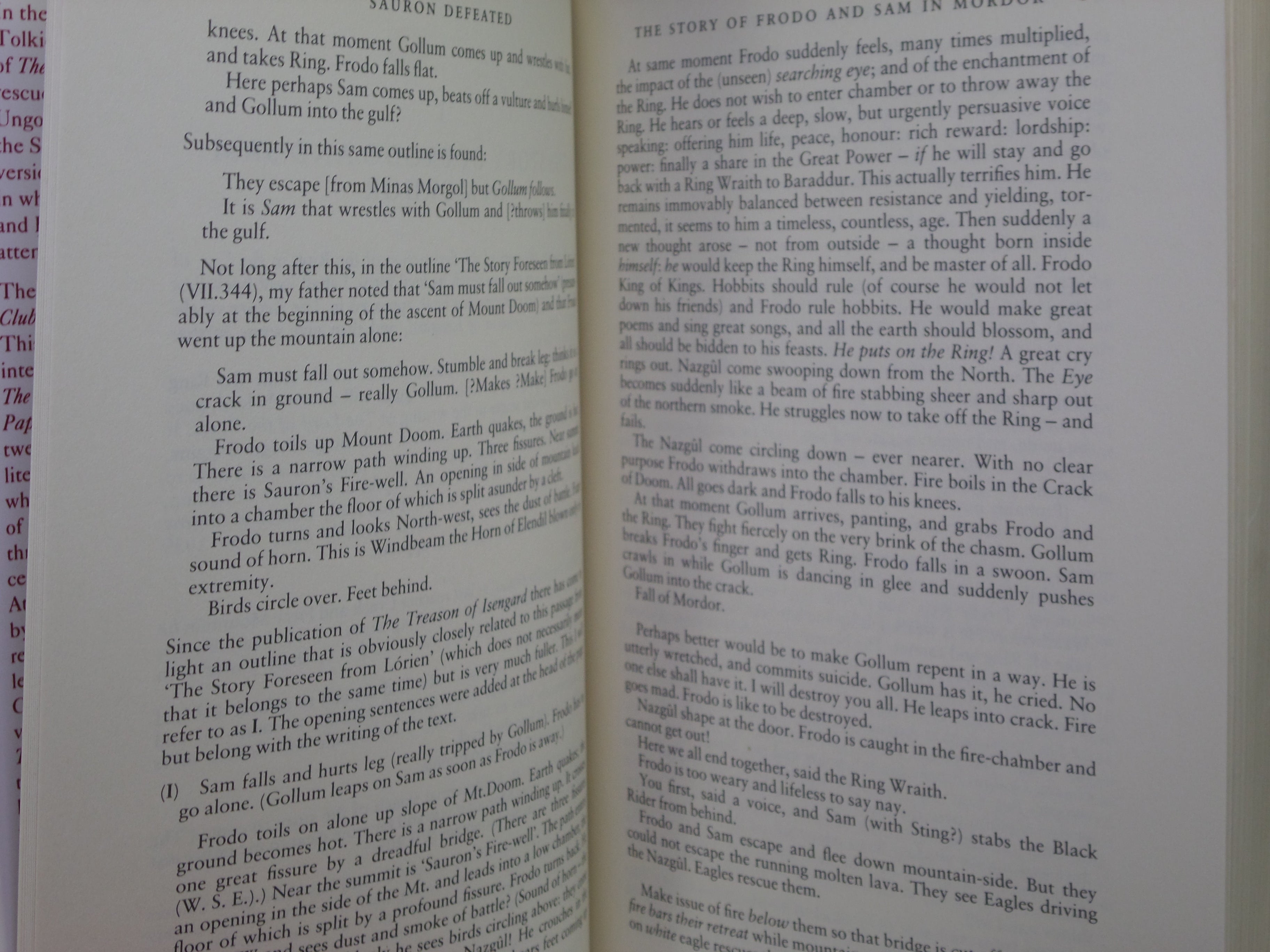SAURON DEFEATED: BOOK 9 J.R.R. TOLKIEN 1992