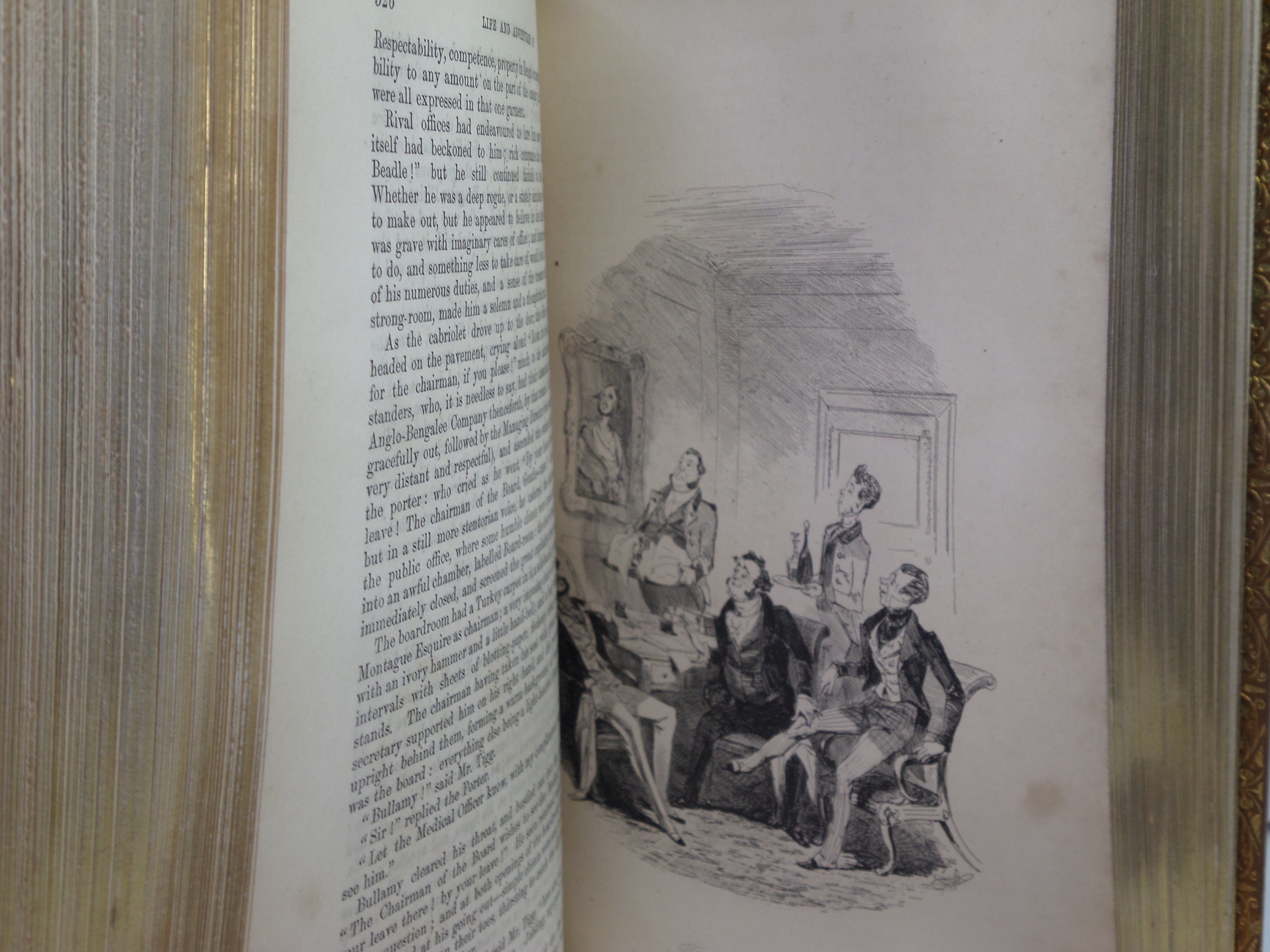 MARTIN CHUZZLEWIT BY CHARLES DICKENS 1844 FINELY BOUND BY MORRELL