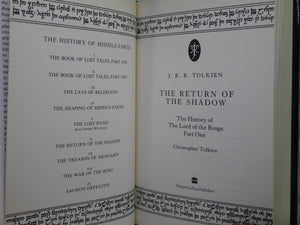 THE RETURN OF THE SHADOW BY J.R.R. TOLKIEN 1993 HARDCOVER