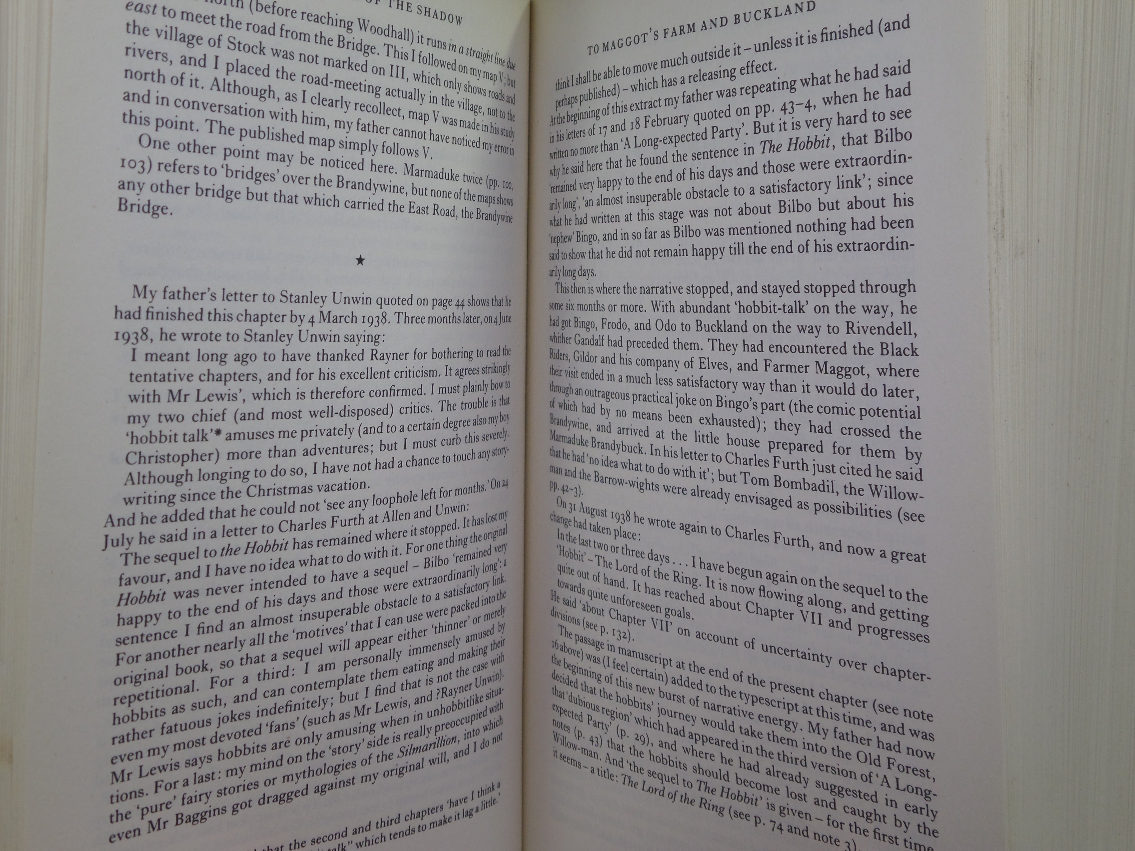 THE RETURN OF THE SHADOW BY J.R.R. TOLKIEN 1993 HARDCOVER