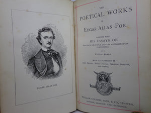 THE POETICAL WORKS OF EDGAR ALLAN POE C. 1870 ILLUSTRATED EDITION