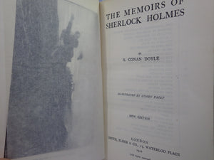 THE MEMOIRS OF SHERLOCK HOLMES BY ARTHUR CONAN DOYLE 1912