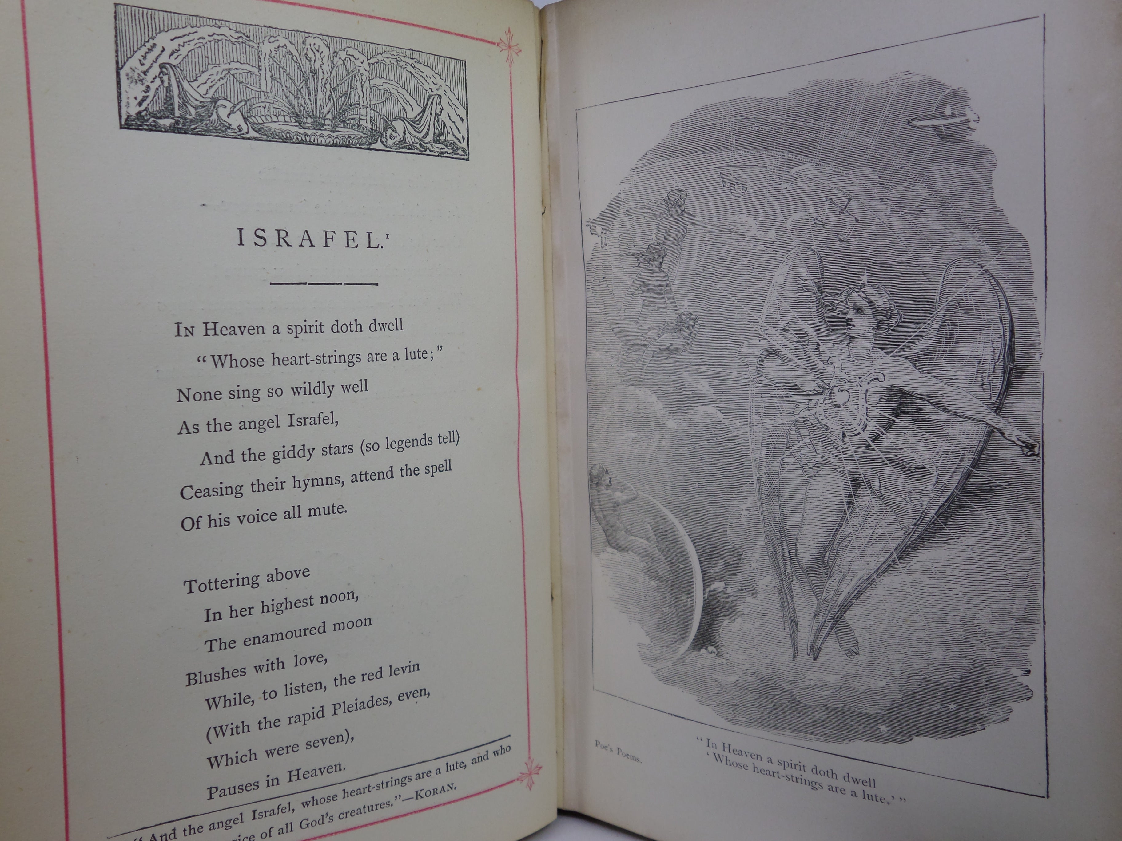 THE POETICAL WORKS OF EDGAR ALLAN POE C. 1870 ILLUSTRATED EDITION