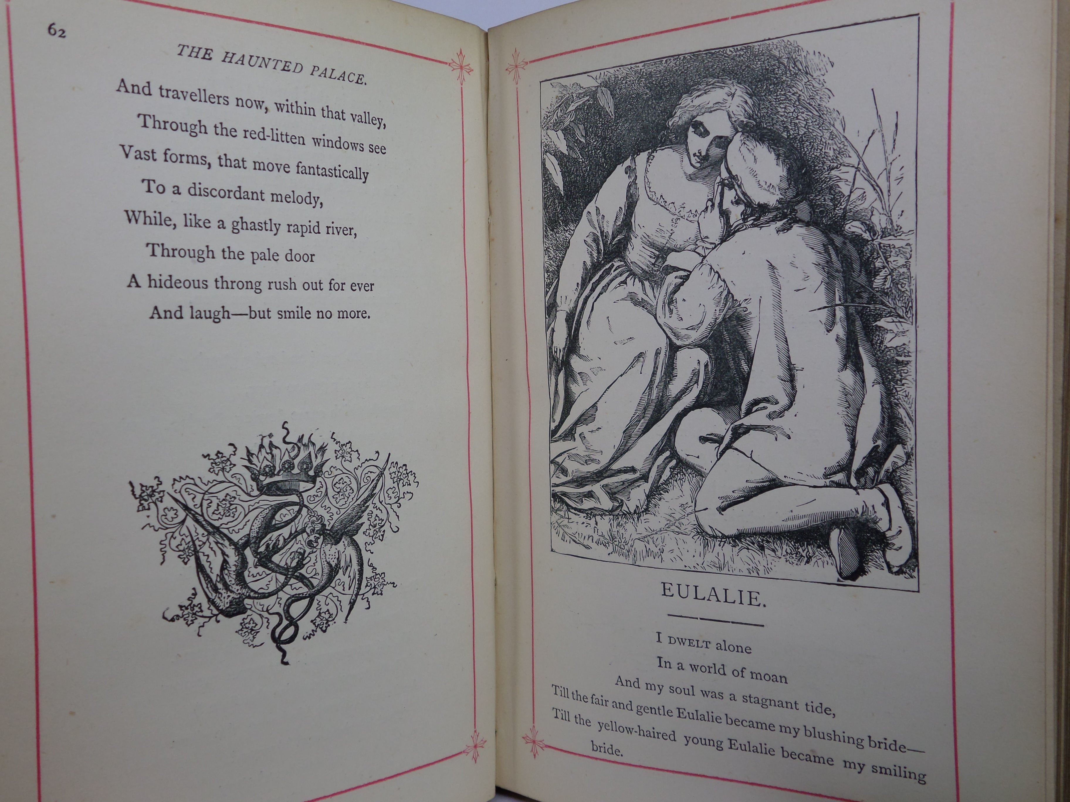 THE POETICAL WORKS OF EDGAR ALLAN POE C. 1870 ILLUSTRATED EDITION