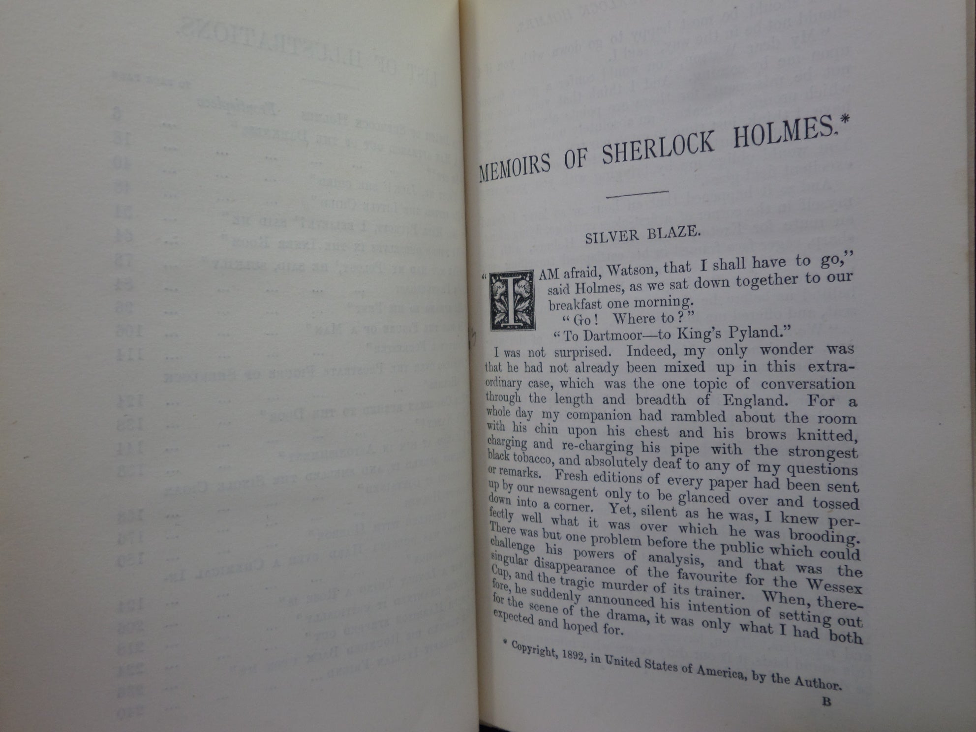 THE MEMOIRS OF SHERLOCK HOLMES BY ARTHUR CONAN DOYLE 1912