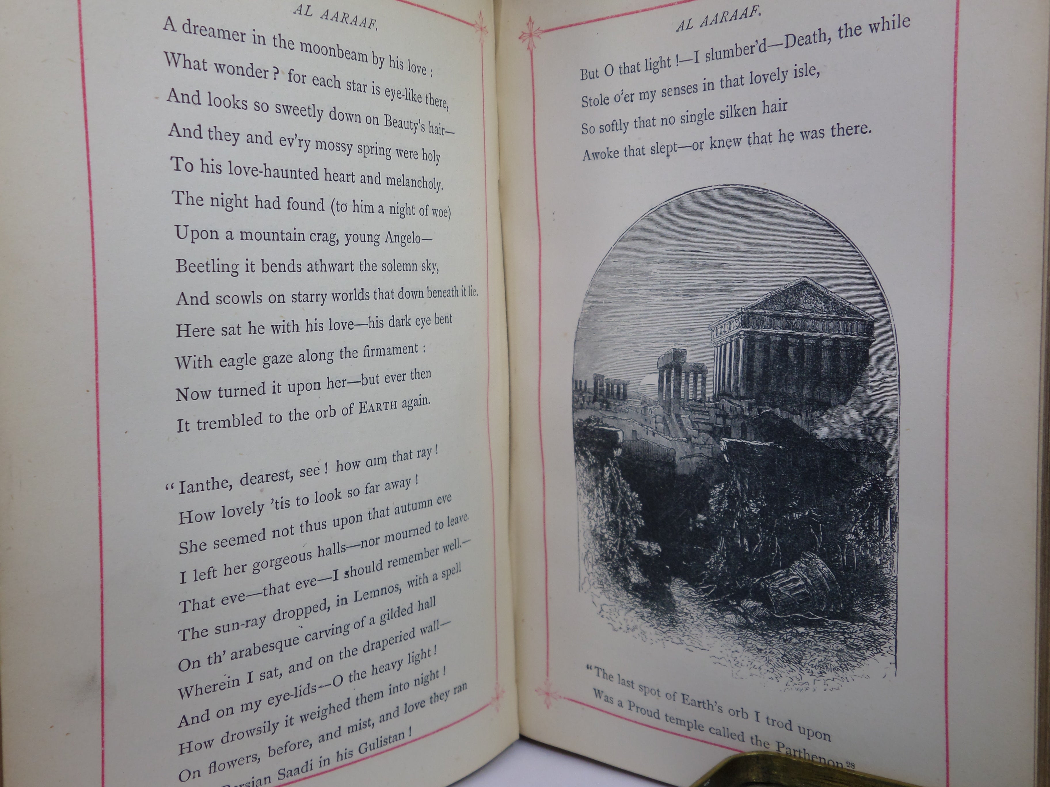 THE POETICAL WORKS OF EDGAR ALLAN POE C. 1870 ILLUSTRATED EDITION