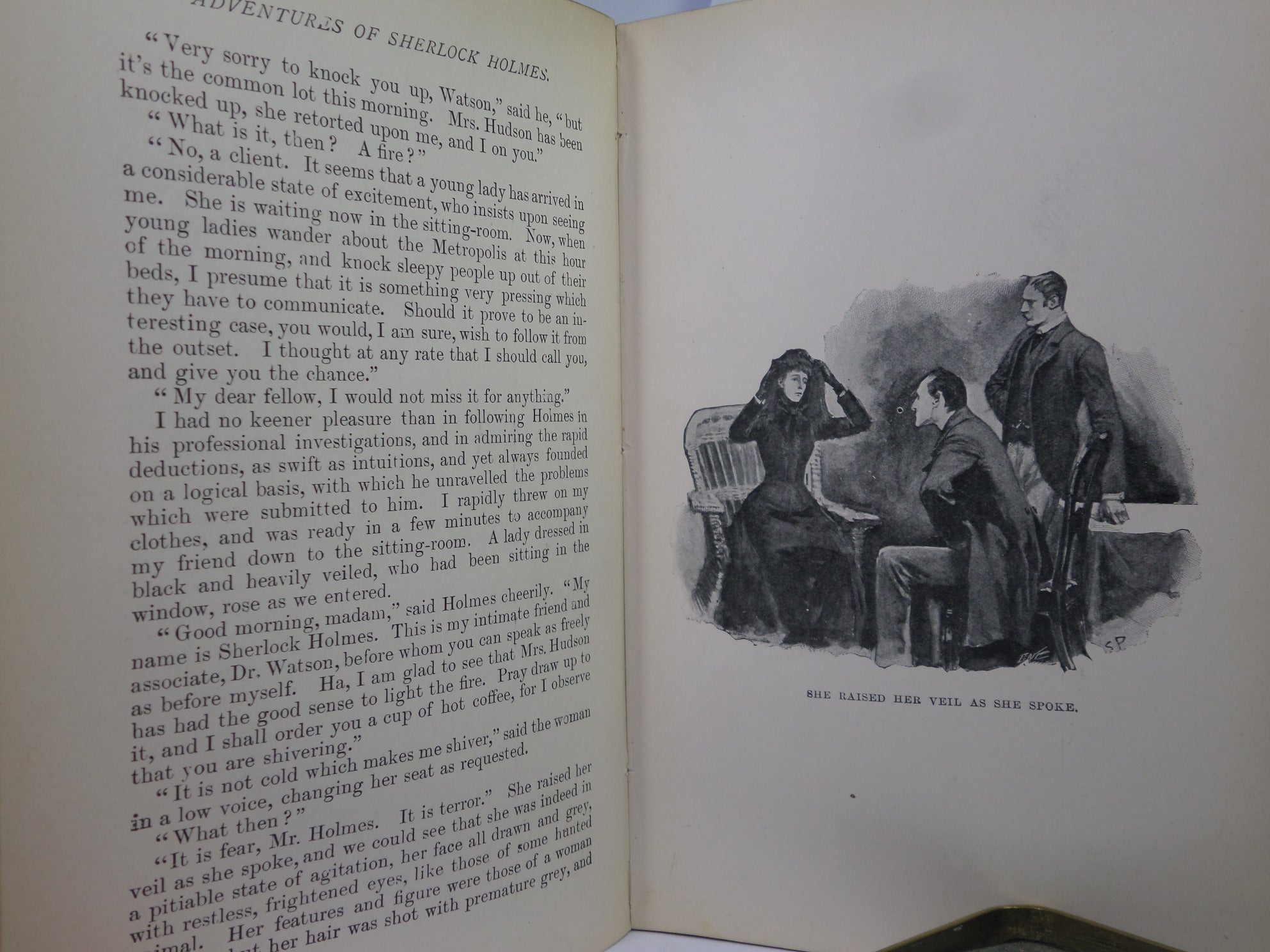 THE ADVENTURES OF SHERLOCK HOLMES BY ARTHUR CONAN DOYLE 1904 SOUVENIR EDITION