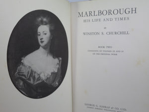 MARLBOROUGH HIS LIFE & TIMES BY WINSTON CHURCHILL 1955 IN TWO VOLUMES