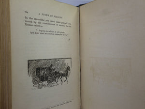 A STUDY IN SCARLET BY ARTHUR CONAN DOYLE 1902 SOUVENIR EDITION