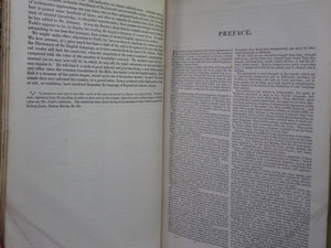 A DICTIONARY OF THE ENGLISH LANGUAGE BY SAMUEL JOHNSON 1830 LEATHER BINDING