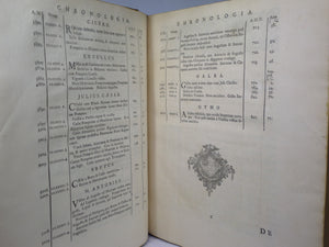 [PLUTARCH'S PARALLEL LIVES] PLUTARCHI CHAERONENSIS VITAE PARALLELAE CUM SINGULIS A LIQUOT GRAECE ET LATINE 1723-29