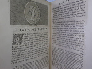 [PLUTARCH'S PARALLEL LIVES] PLUTARCHI CHAERONENSIS VITAE PARALLELAE CUM SINGULIS A LIQUOT GRAECE ET LATINE 1723-29