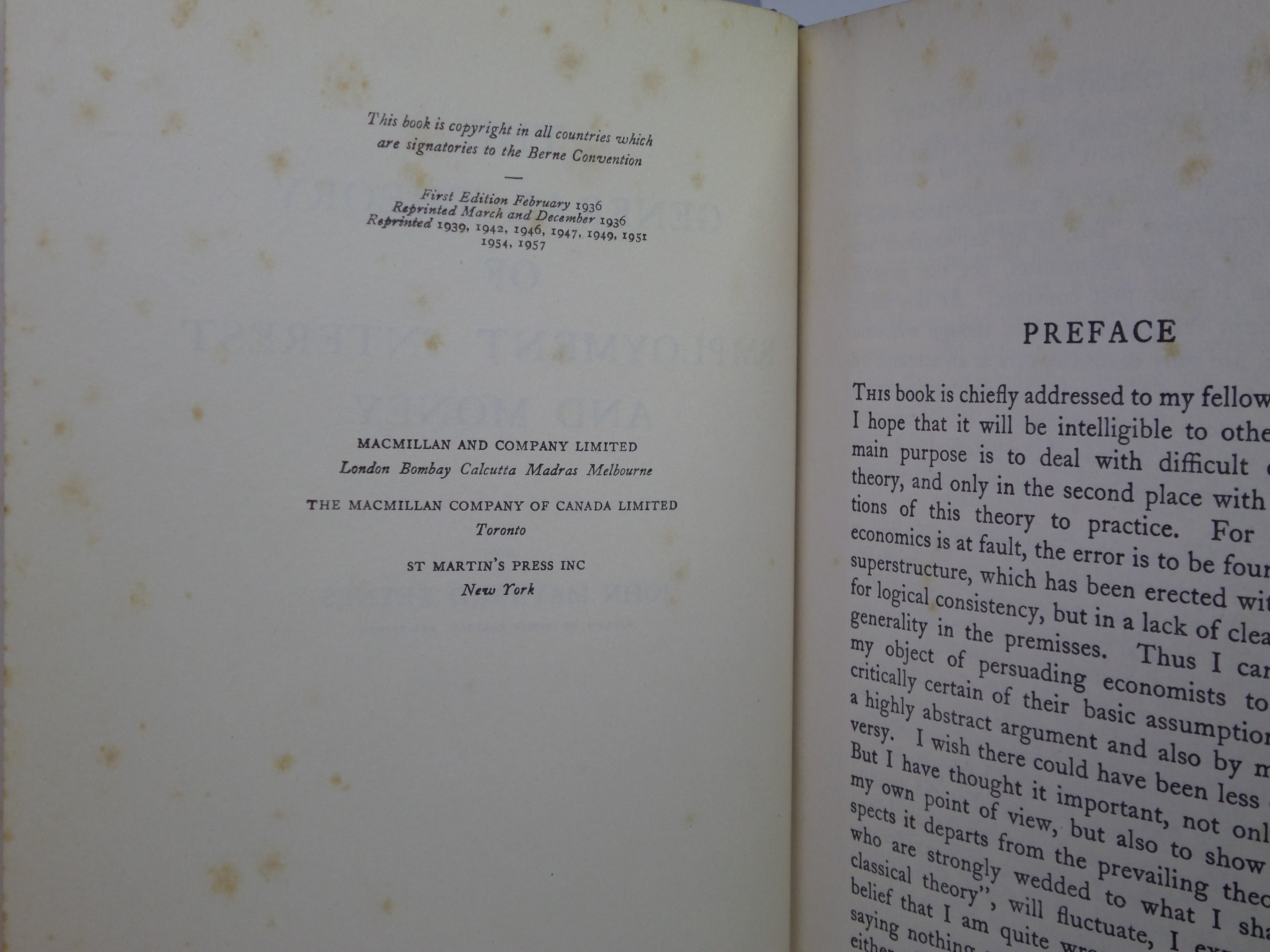 THE GENERAL THEORY OF EMPLOYMENT INTEREST AND MONEY BY JOHN MAYNARD KEYNES 1957