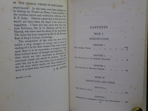 THE GENERAL THEORY OF EMPLOYMENT INTEREST AND MONEY BY JOHN MAYNARD KEYNES 1957