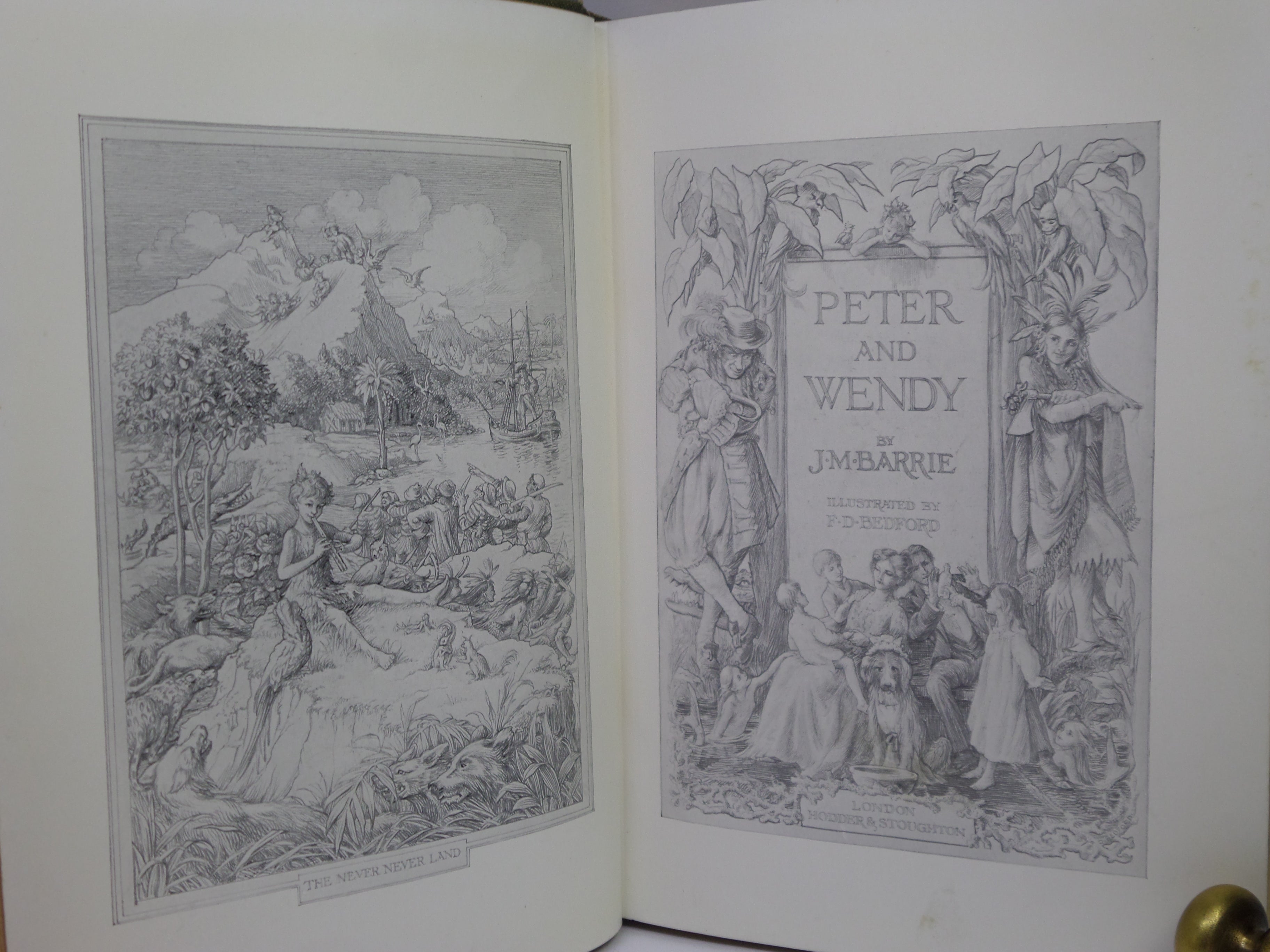 PETER AND WENDY BY J.M. BARRIE 1911 FIFTH EDITION