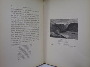 GLIMPSES OF THE LAND OF SCOTT BY DAVID HANNAY 1888 FINE LEATHER BINDING