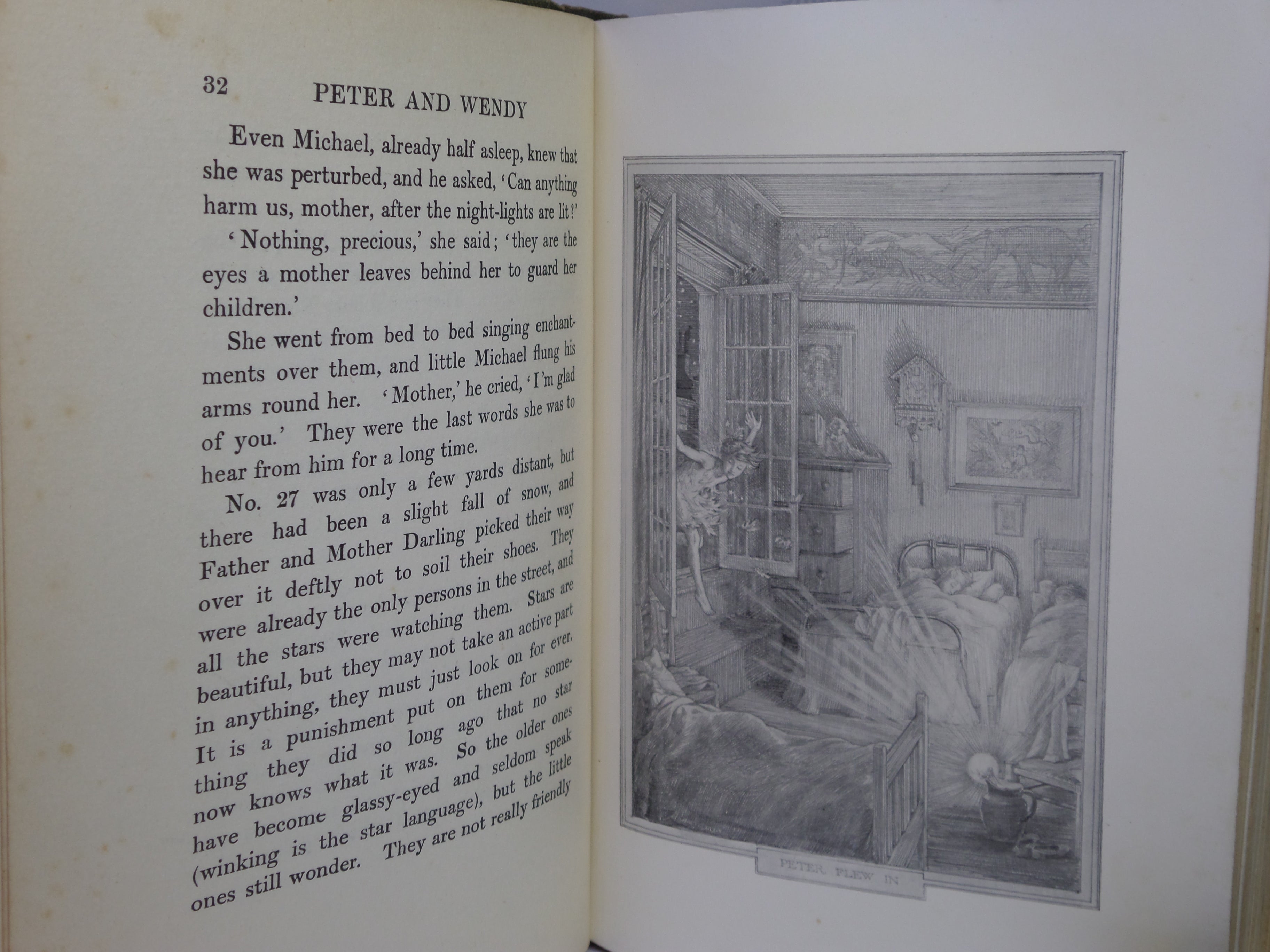 PETER AND WENDY BY J.M. BARRIE 1911 FIFTH EDITION