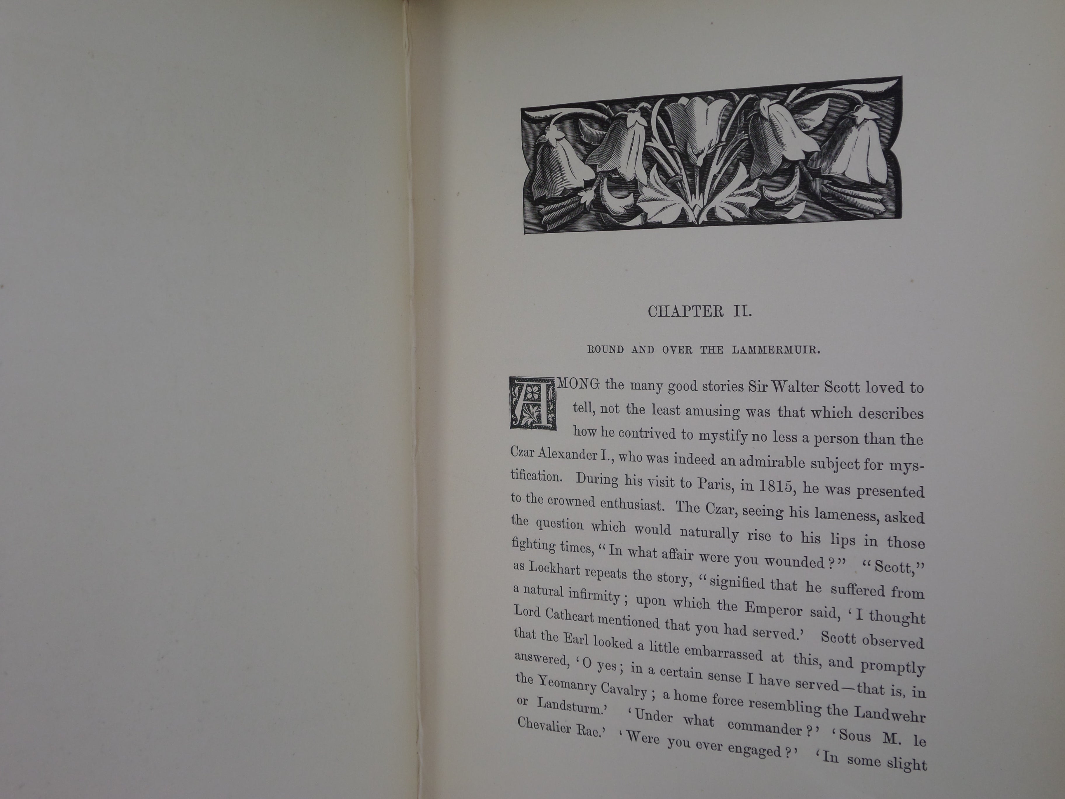 GLIMPSES OF THE LAND OF SCOTT BY DAVID HANNAY 1888 FINE LEATHER BINDING