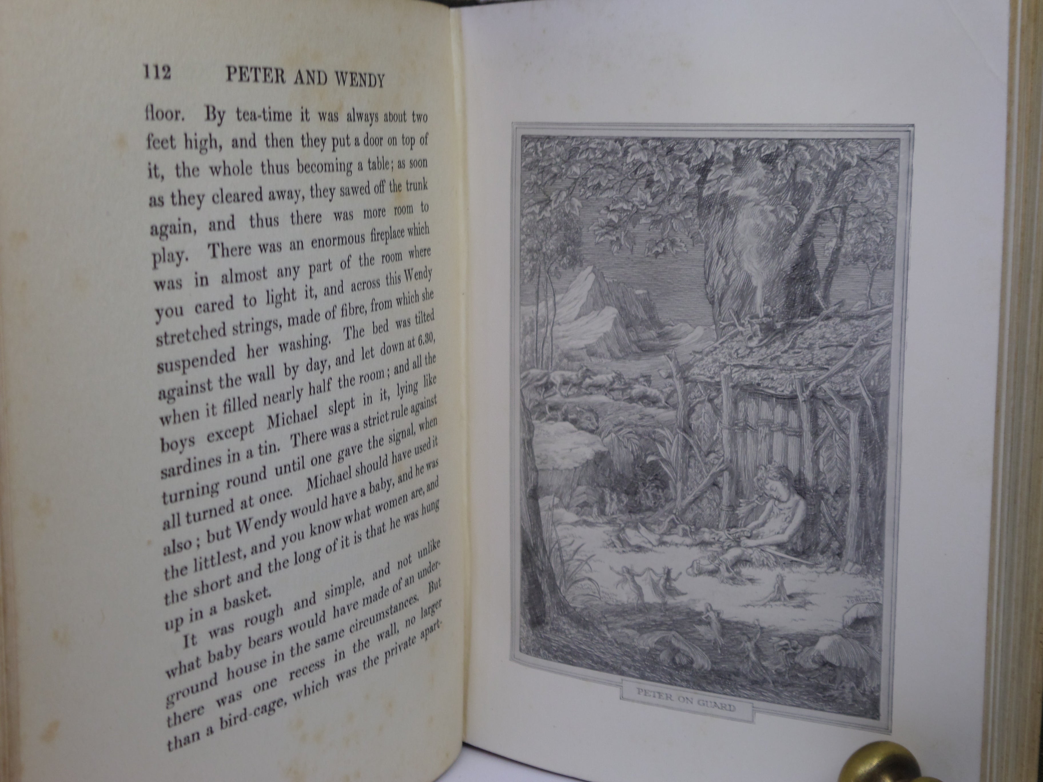 PETER AND WENDY BY J.M. BARRIE 1911 FIFTH EDITION