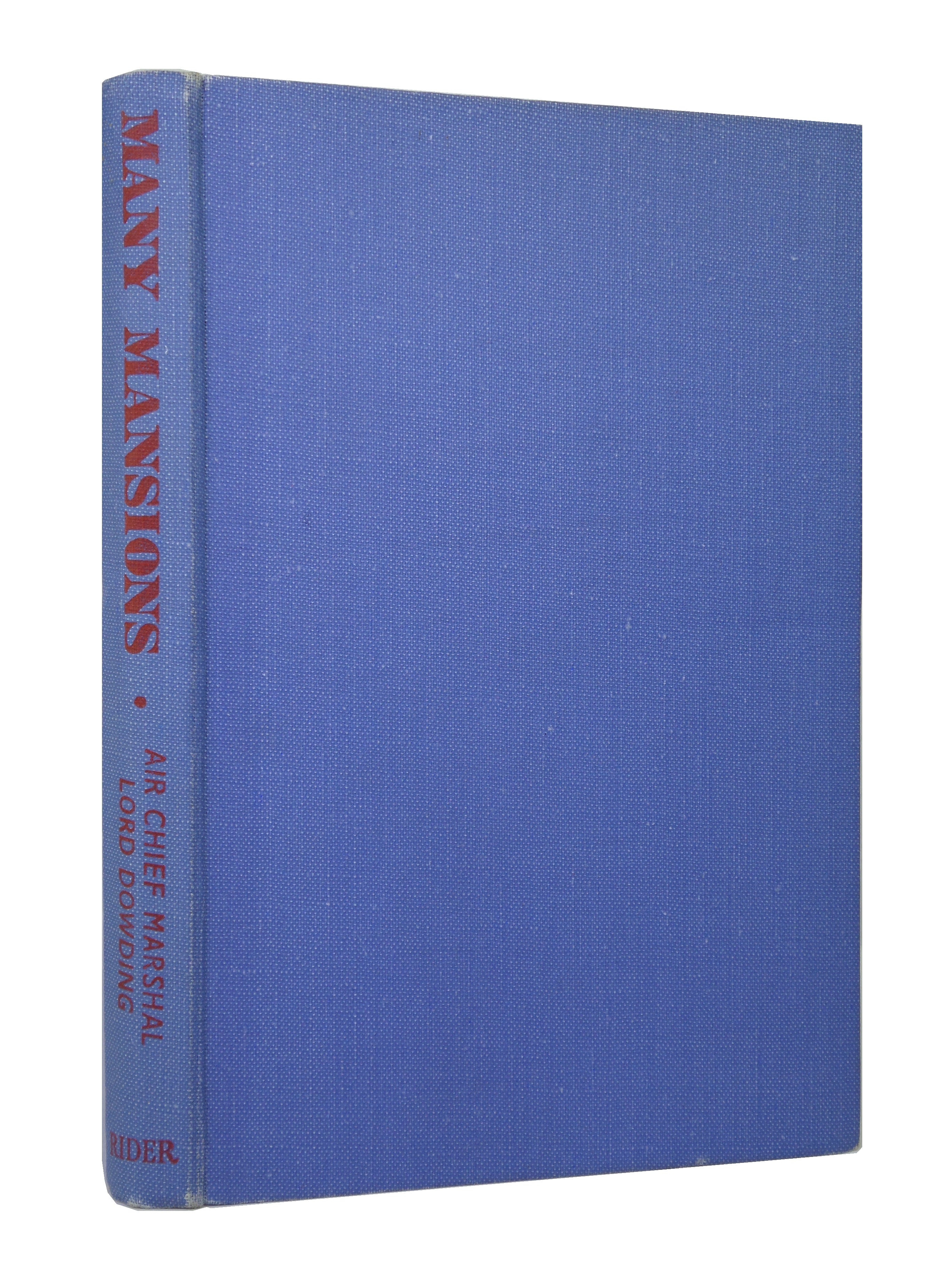 MANY MANSIONS BY LORD DOWDING 1954