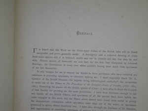 BRITISH FRESH-WATER FISHES BY WILLIAM HOUGHTON 1879 FIRST EDITION IN TWO VOLUMES